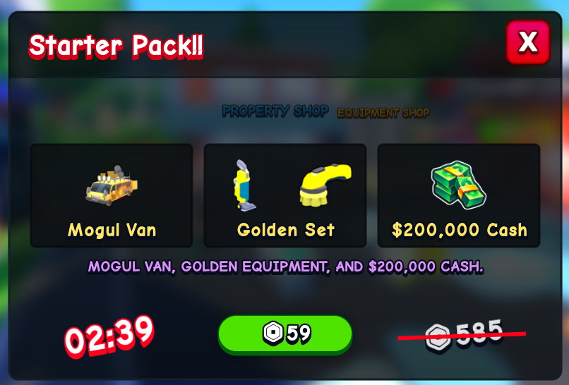 Starter Pack screenshot in Flip a House